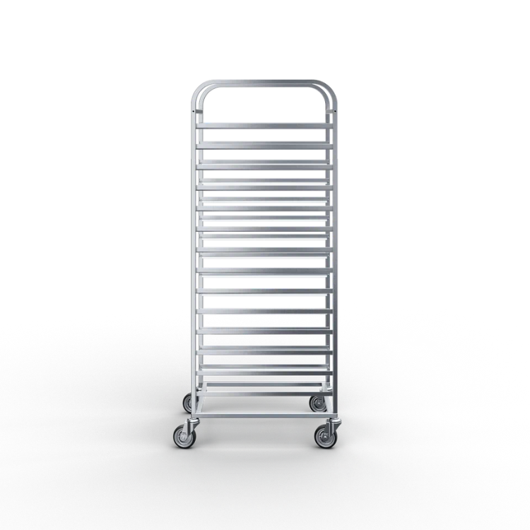 Тележка-шпилька под гастроемкости 14 направляющих RADA жаропрочные колеса 80 мм