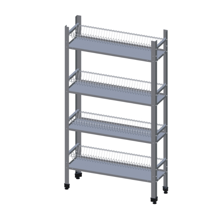 Стеллаж для сушки посуды Юг-Технология ПКТ-4-Н ЮТ