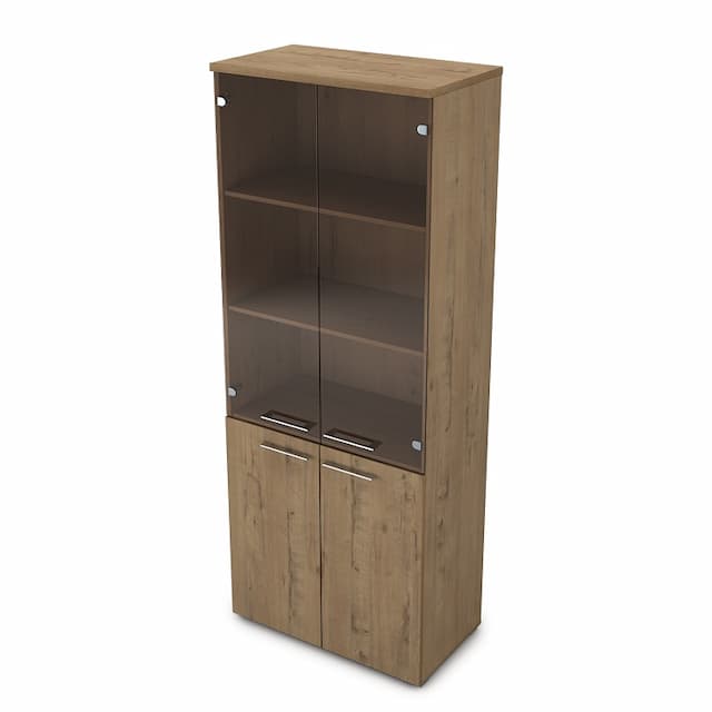 Шкаф АЛСАВ Gloss line 9НШ.005.12 teakwood/металл глянец