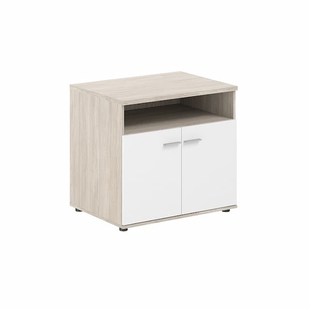 Тумба сервисная с нишей, 2 фасадами Norden Сигма SG.631.OL.WH