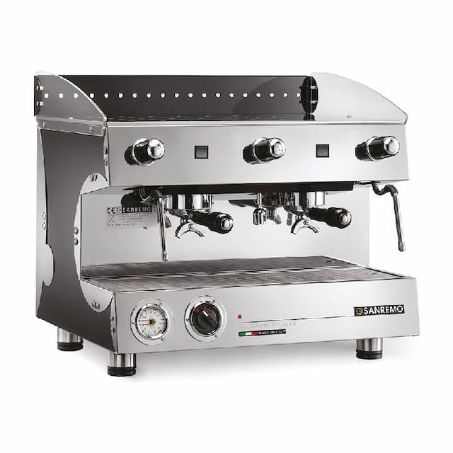 Кофемашина Sanremo Capri SAP DLX (полуавтомат) 2 гр. чёрная
