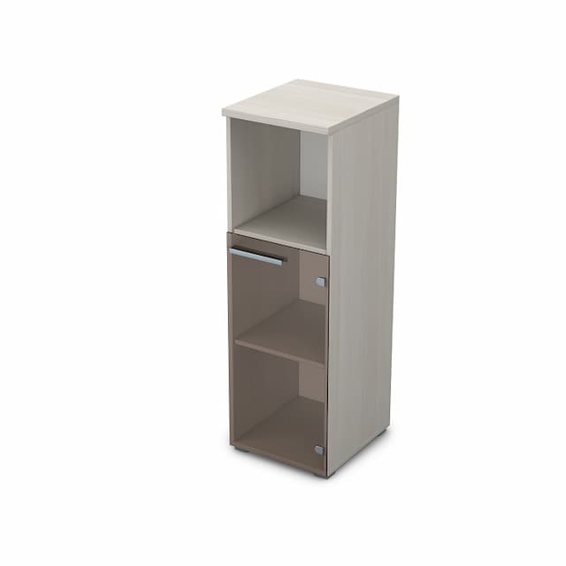 Шкаф узкий (пенал) АЛСАВ Gloss 9П.017.4 Ivory