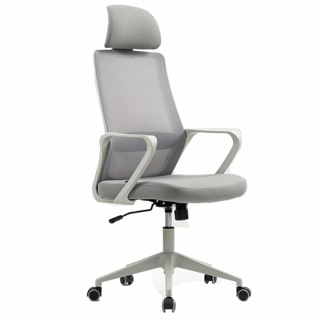 Кресло офисное Riva Chair Point (8325H) серый пластик/светло-серый