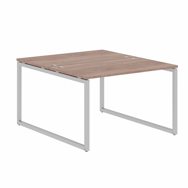 Стол 2-х местный Skyland XQWST 1214 дуб сонома/алюминий 1200х1406х750