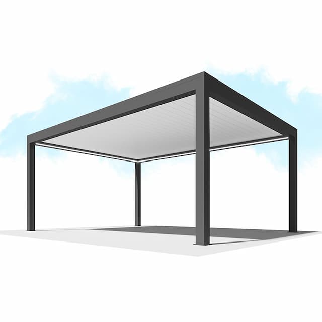 Пергола Сити-Форм Pergola В500-25П Bioclimatic с поворотными ламелями ЛАМЕЛЬ 250 X 53 (3,0х4,0) 1 модуль