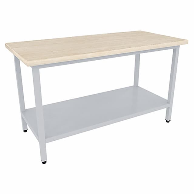 Стол кондитерский ПищТех СРОк-Н 12/7 1200х700х870 мм (столешница дерево -бук, каркас нержавеющий)