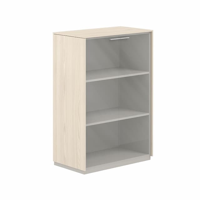 Шкаф средний с прозрачным стеклом Norden Атлас NZ-0325.YN.GL