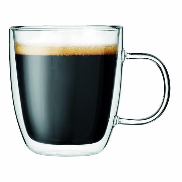 Кружка 310 мл прозрачная набор 2 шт. двойные стенки термостекло P.L. Proff Cuisine [1] арт. 81223943