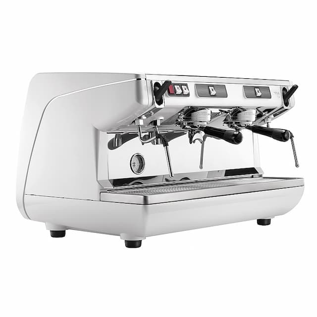 Кофемашина Nuova Simonelli Appia Life 2Gr S белая, высокие группы, экономайзер, полуавтомат