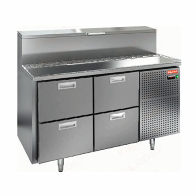 Стол охлаждаемый для пиццы Hicold PZ2-22GN (1/6)