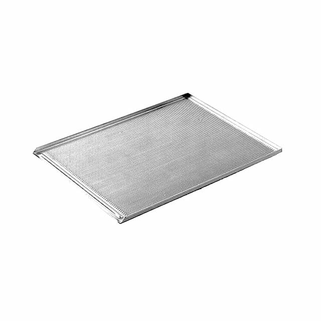Противень WLBake алюминиевый, 800x600x20, 3 борта, перфорированный