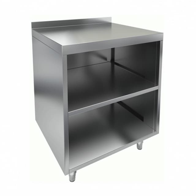 Стол открытый с полкой и бортом Hicold НБМСО-12/6БП