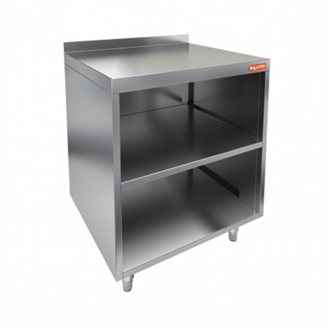 Стол открытый с полкой и бортом Hicold НБМСО-11/6БП