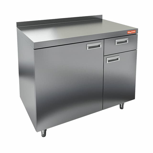 Стол для кофемашин с бортом Hicold НБМКМ-10/7Б