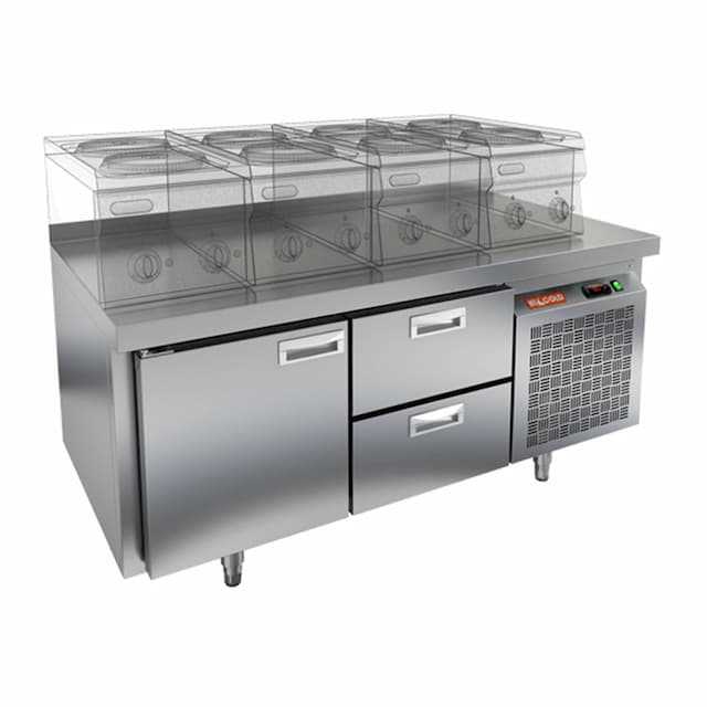 Стол охлаждаемый под тепловое оборудование Hicold GN 12/TN LT