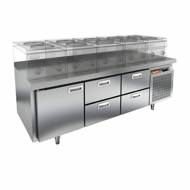 Стол морозильный под тепловое оборудование Hicold GN 122/BT LT