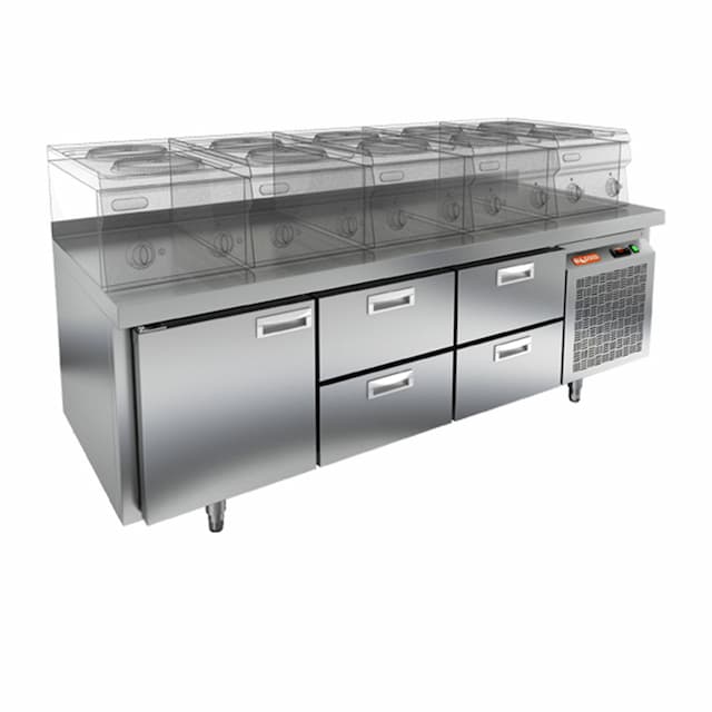 Стол морозильный под тепловое оборудование Hicold SN 122/BT LT