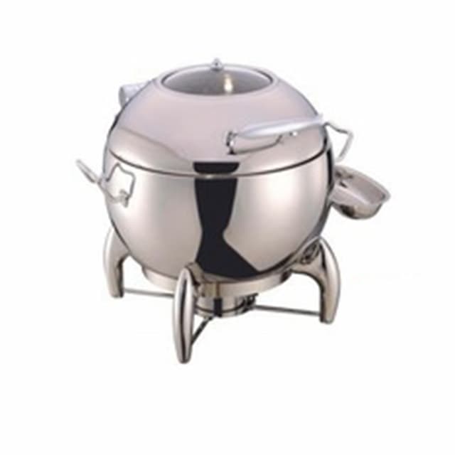 Чафин диш круглый с крышкой стекло 11литров MVQ 10-11L