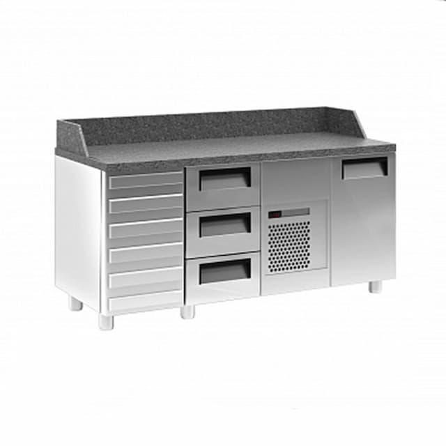Стол холодильный Полюс 700 PIZZA ONE SIDE T70 M3pizza-1-G 0430