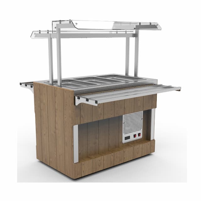 Прилавок холодильный длиной 805 мм островного шведского стола Челябторгтехника RC41А