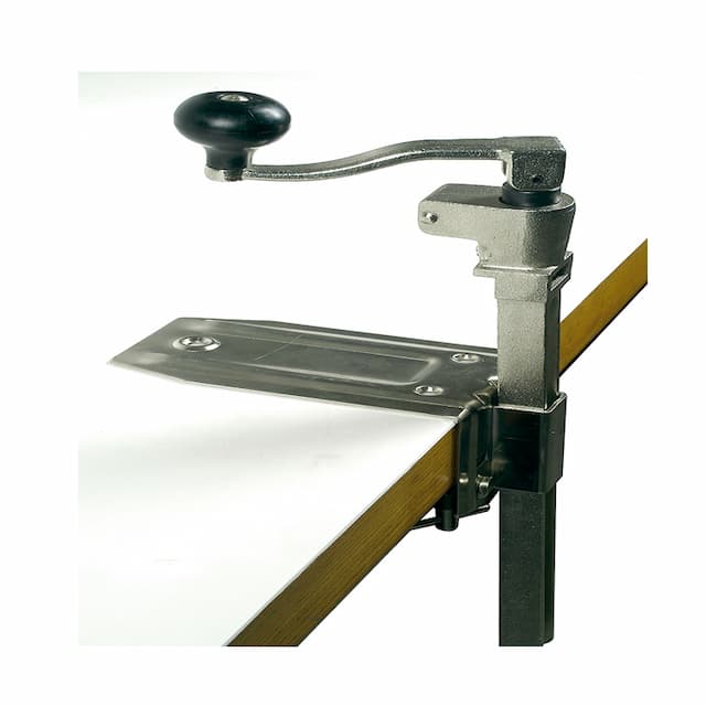 Консервооткрыватель ручной длиной 62 см настольный с креплением струбциной Kocateq 336-2 ITALIAN CLAMER