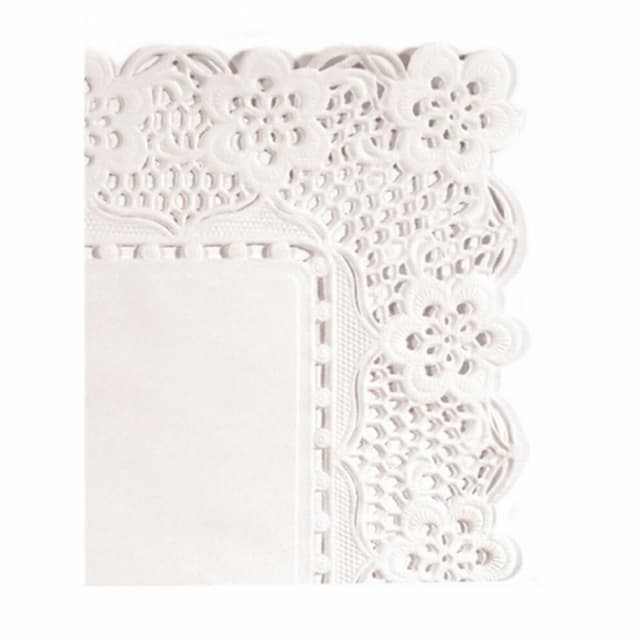 Салфетка ажурная белая 30x18 см, 250 шт/уп, Garcia de PouИспания