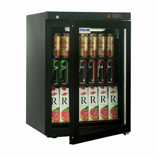 Шкаф холодильный POLAIR DM102-Bravo (черный с замком)