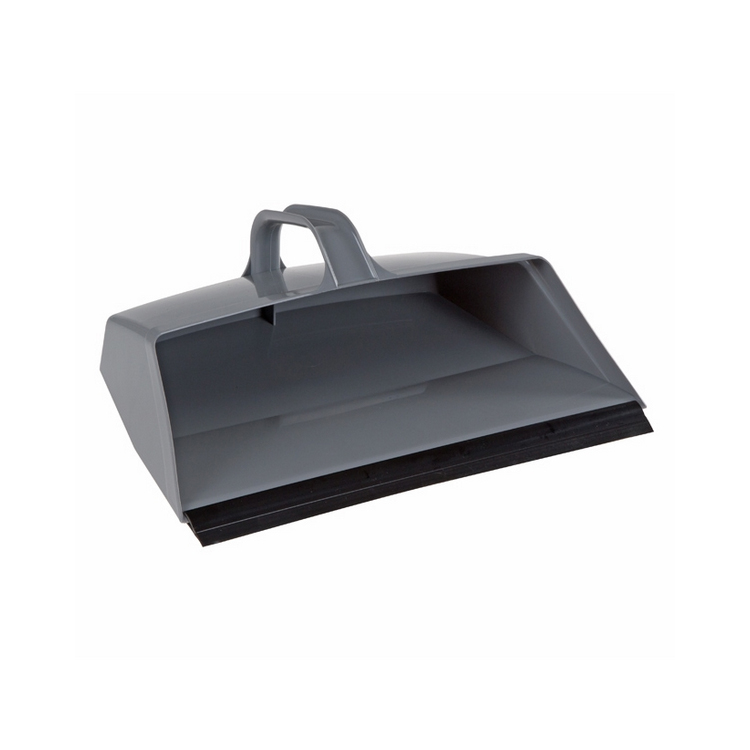 Совок TTS для мусора, пластик, 31 см, серый