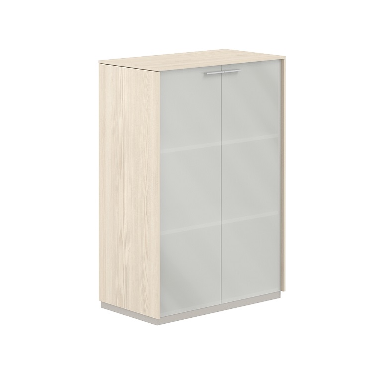 Шкаф средний со стеклом Norden Атлас NZ-0335.YN.GLM