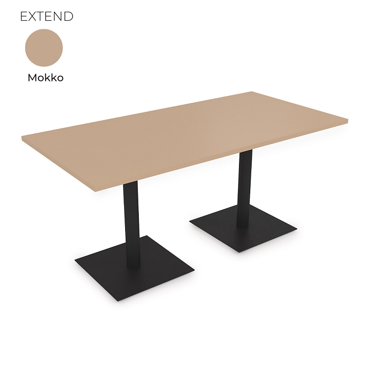 Стол на 2-х опорах Алсав 21EXTEND.120 Mokko