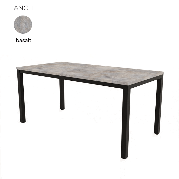 Стол обеденный прямоугольный Алсав 21LANCH.004 Basalt