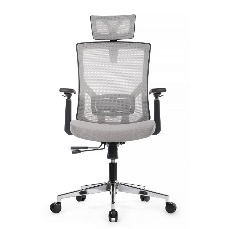 Кресло офисное Riva Chair Step (A2320) серая спинка/серое сиденье