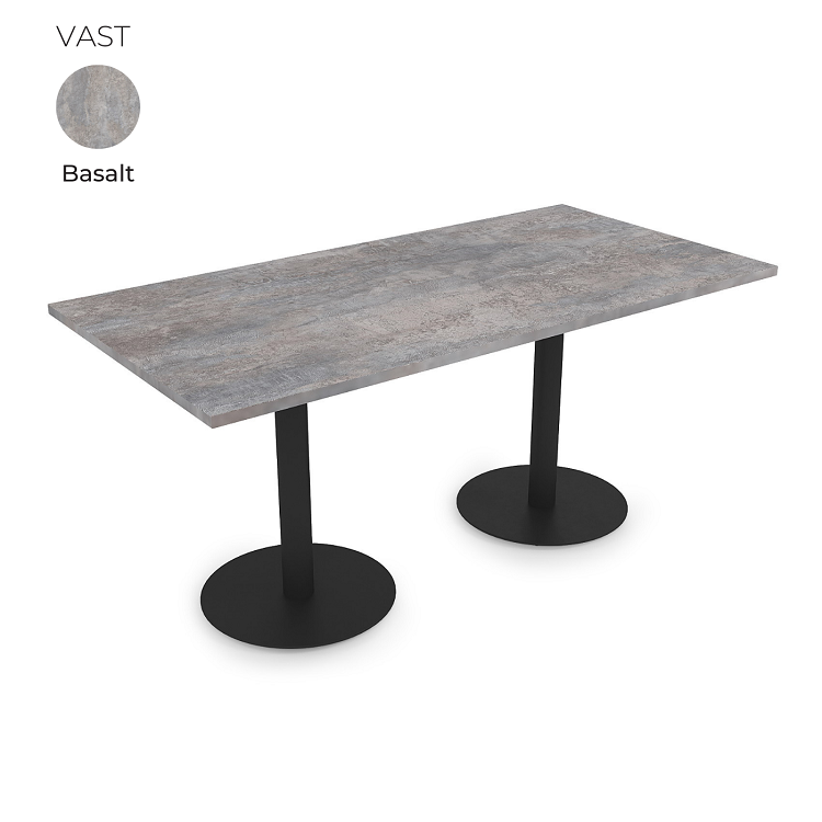Стол на 2-х опорах Алсав 21VAST.120 Basalt