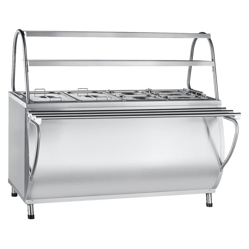 Мармит 2-х блюд ЭМК-70МШ паровой с тепловым шкафом